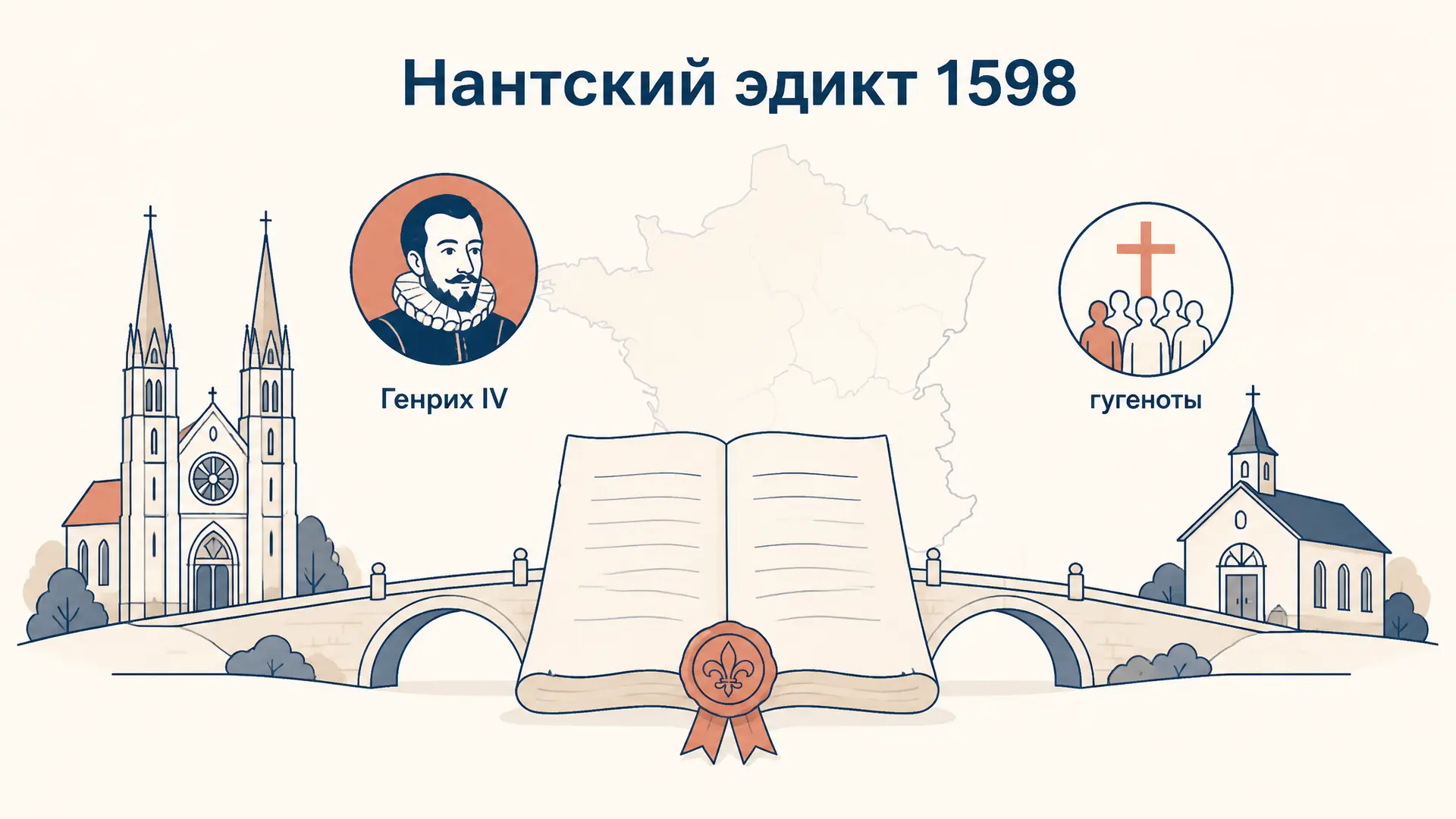 Нантский эдикт 1598: свобода совести и пределы