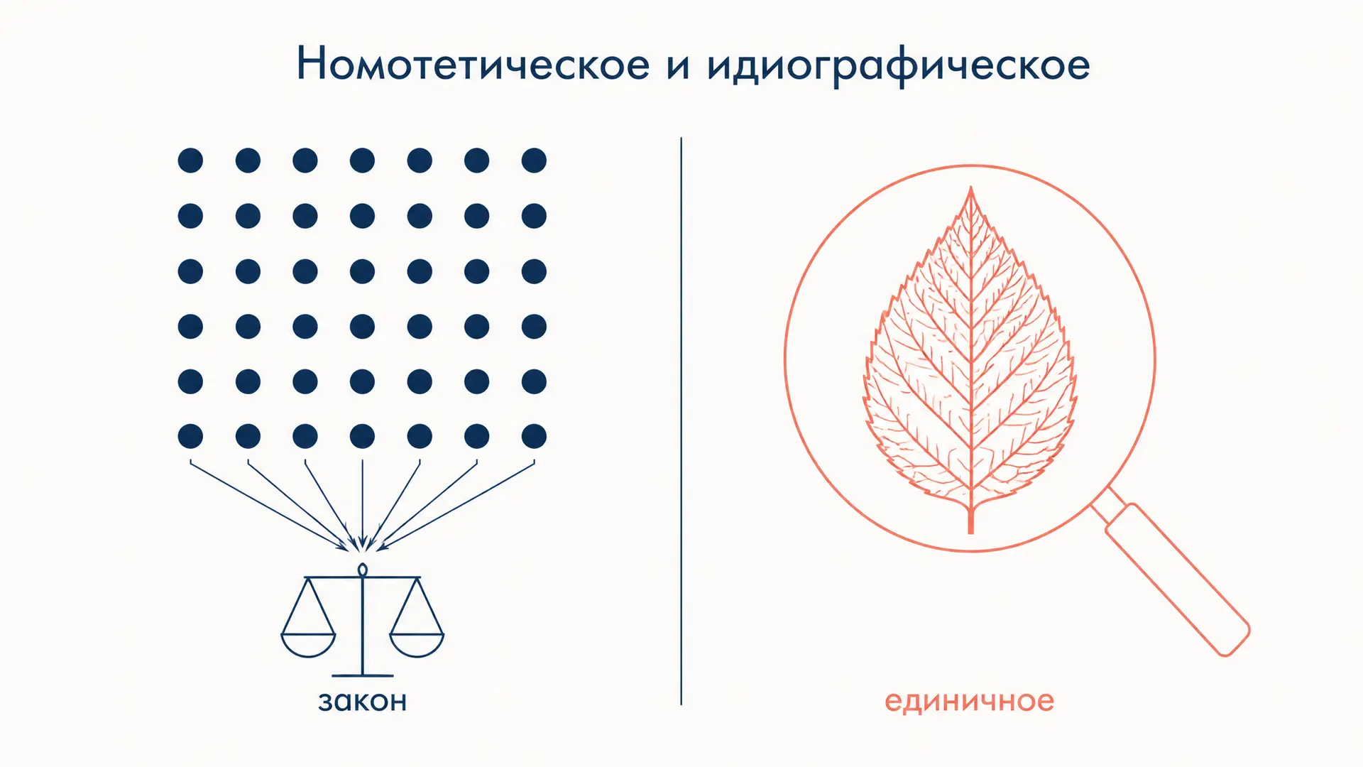 Номотетическое и идиографическое: метод закона и единичного