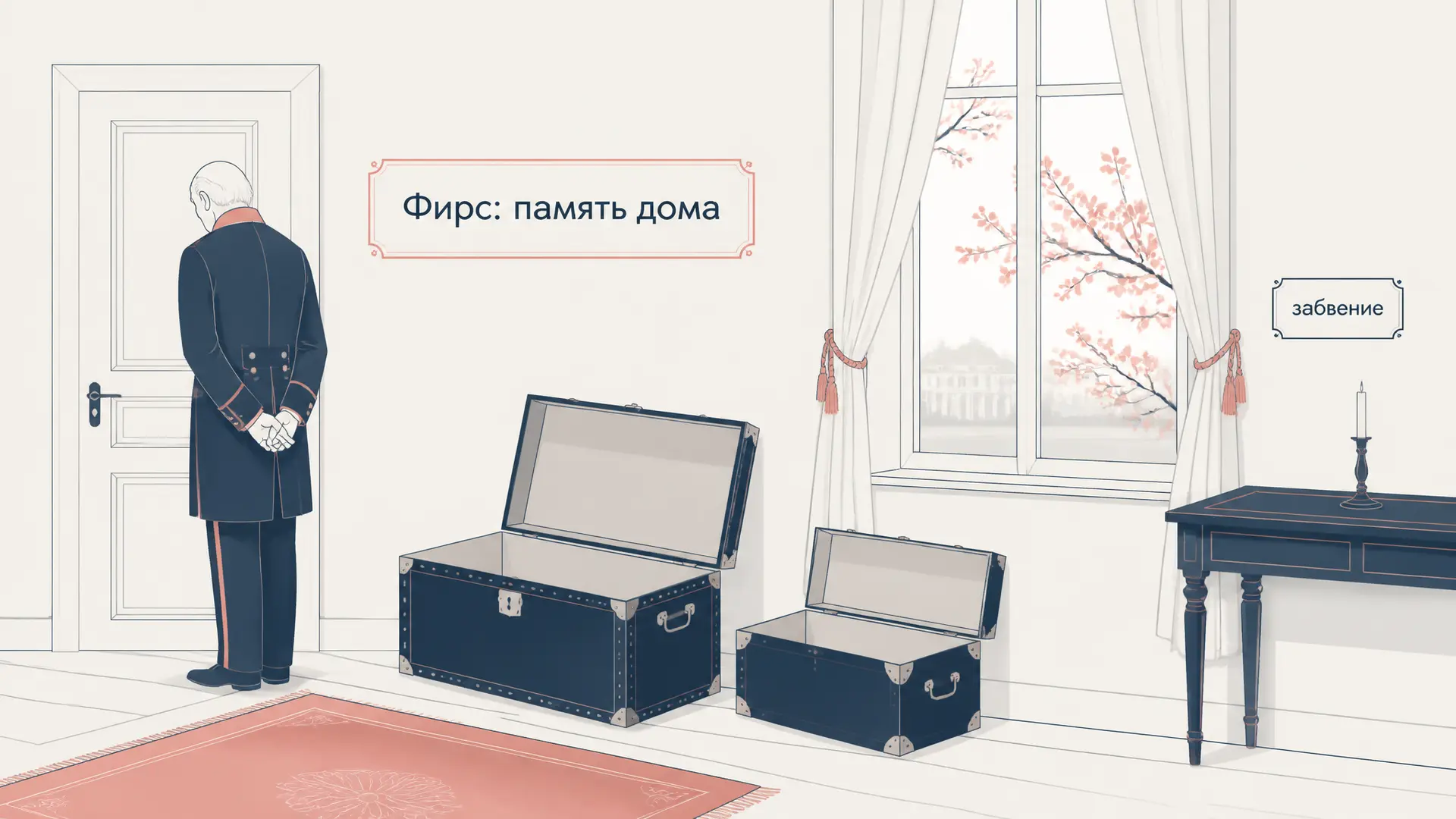 Образ Фирса в «Вишнёвом саде»: память и забвение