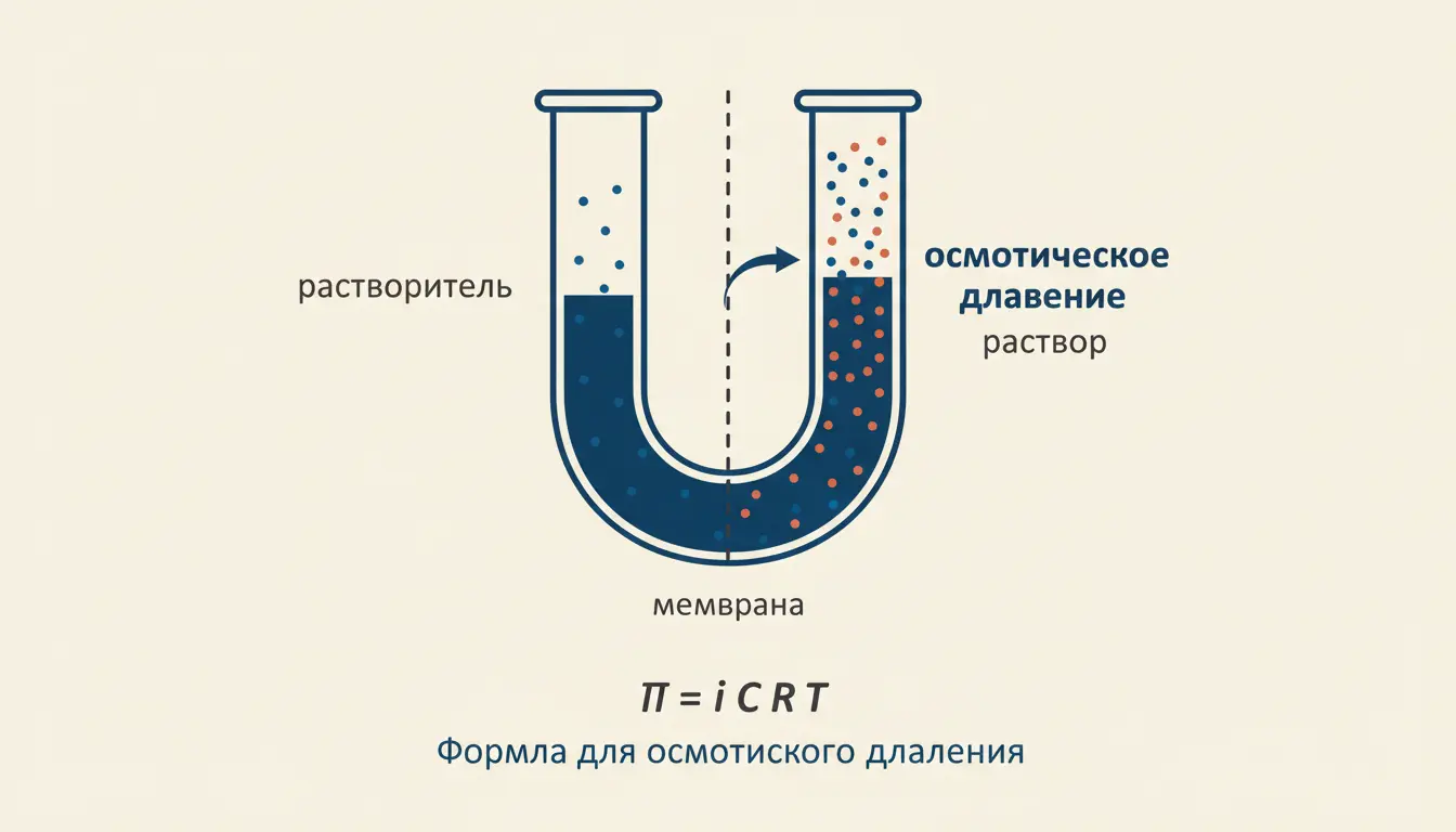 Осмотическое давление: уравнение Вант-Гоффа на практике