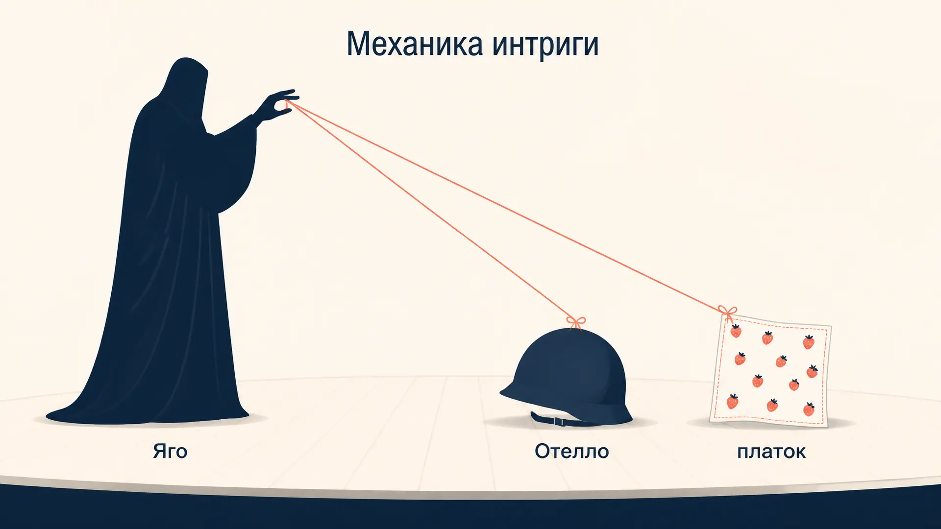 Отелло и Яго: мотивы злодея и механика интриги