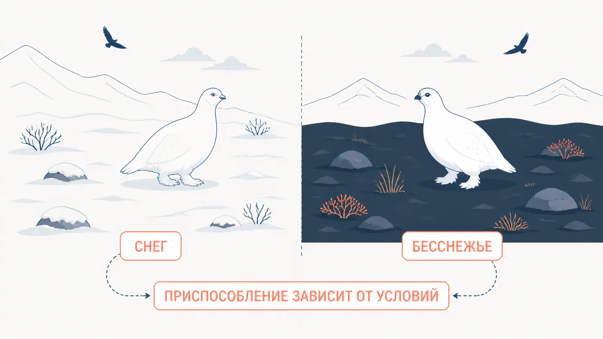 Относительный характер приспособленности
