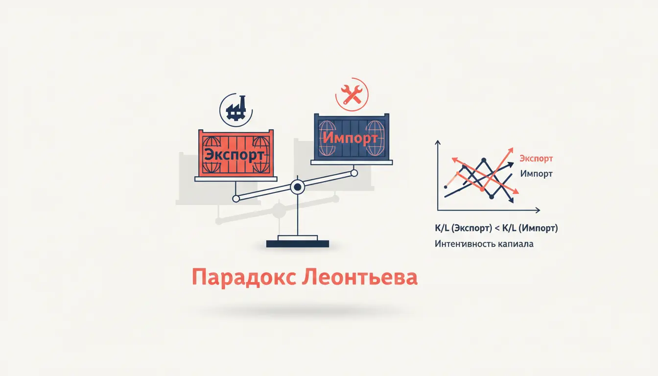 Парадокс Леонтьева: торговля вопреки избытку капитала
