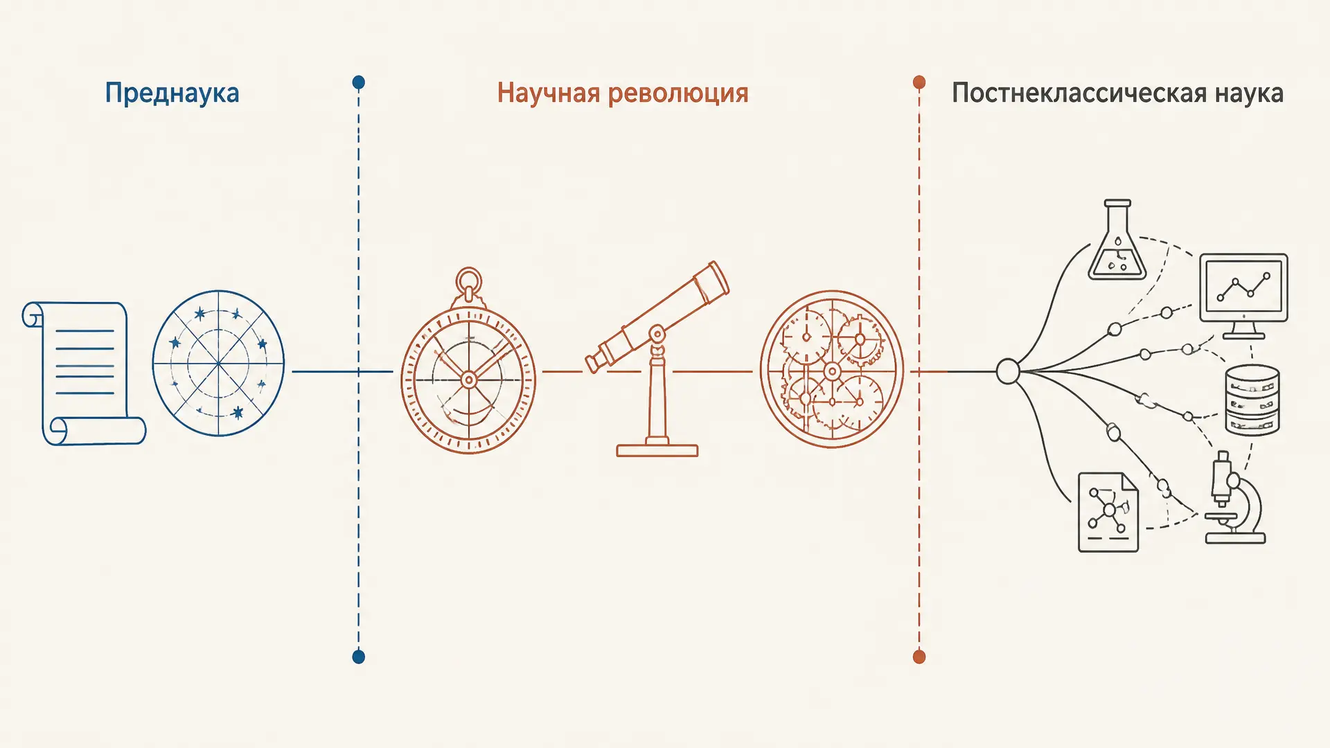 Периодизация истории науки: этапы и критерии