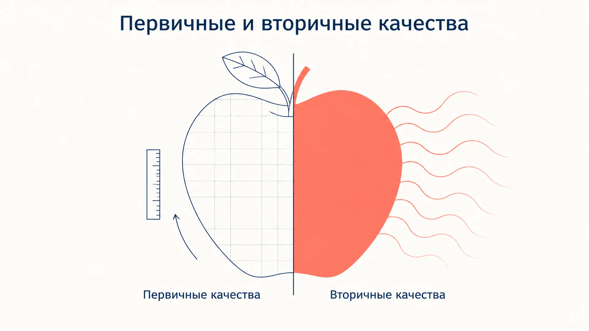Первичные и вторичные качества: различение Локка