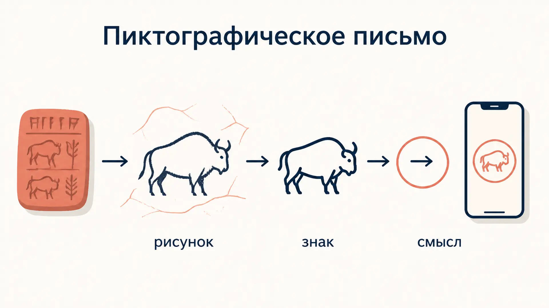 Пиктографическое письмо: от рисунка к знаку