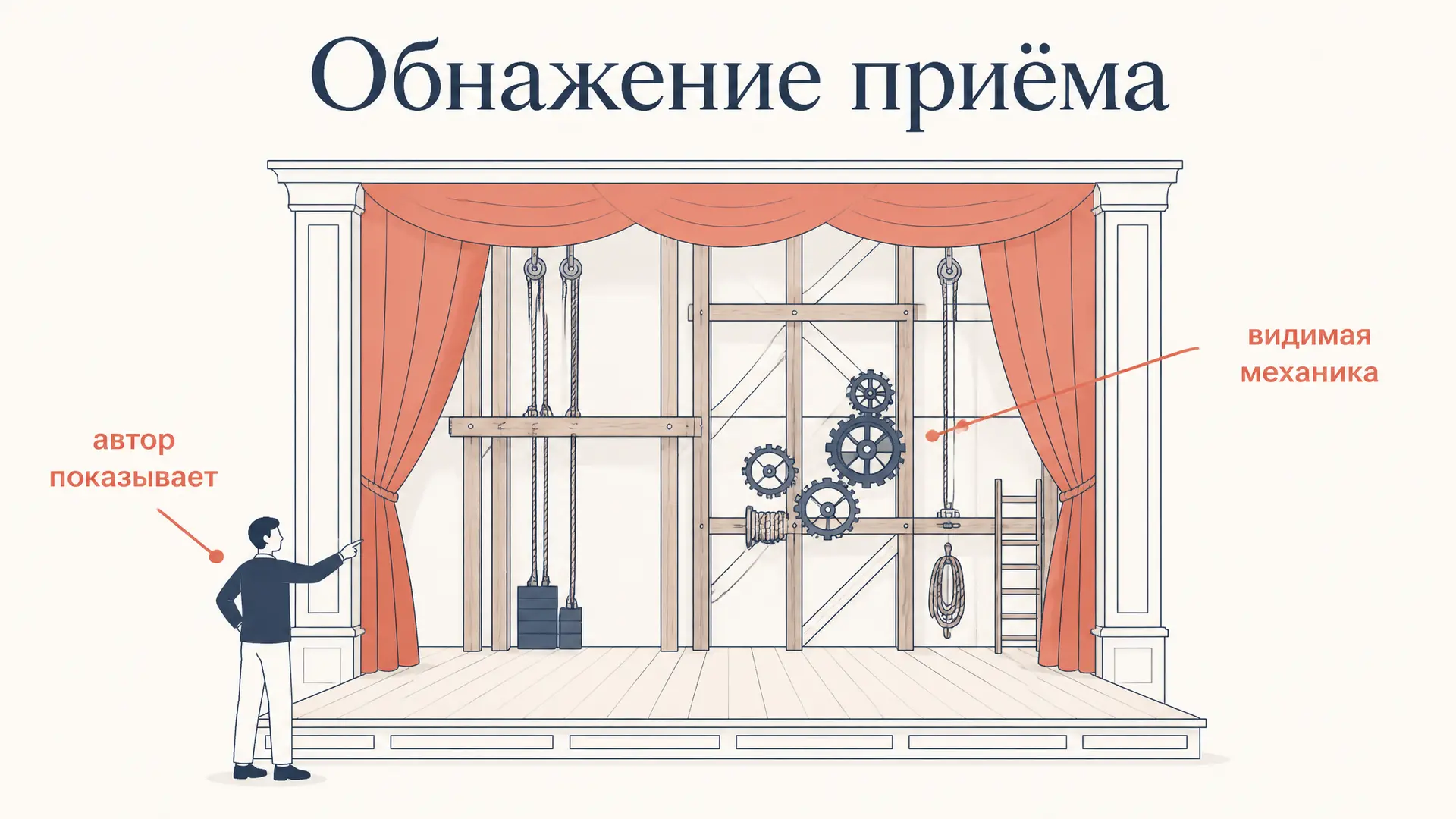 Приём обнажения приёма: что это в теории литературы