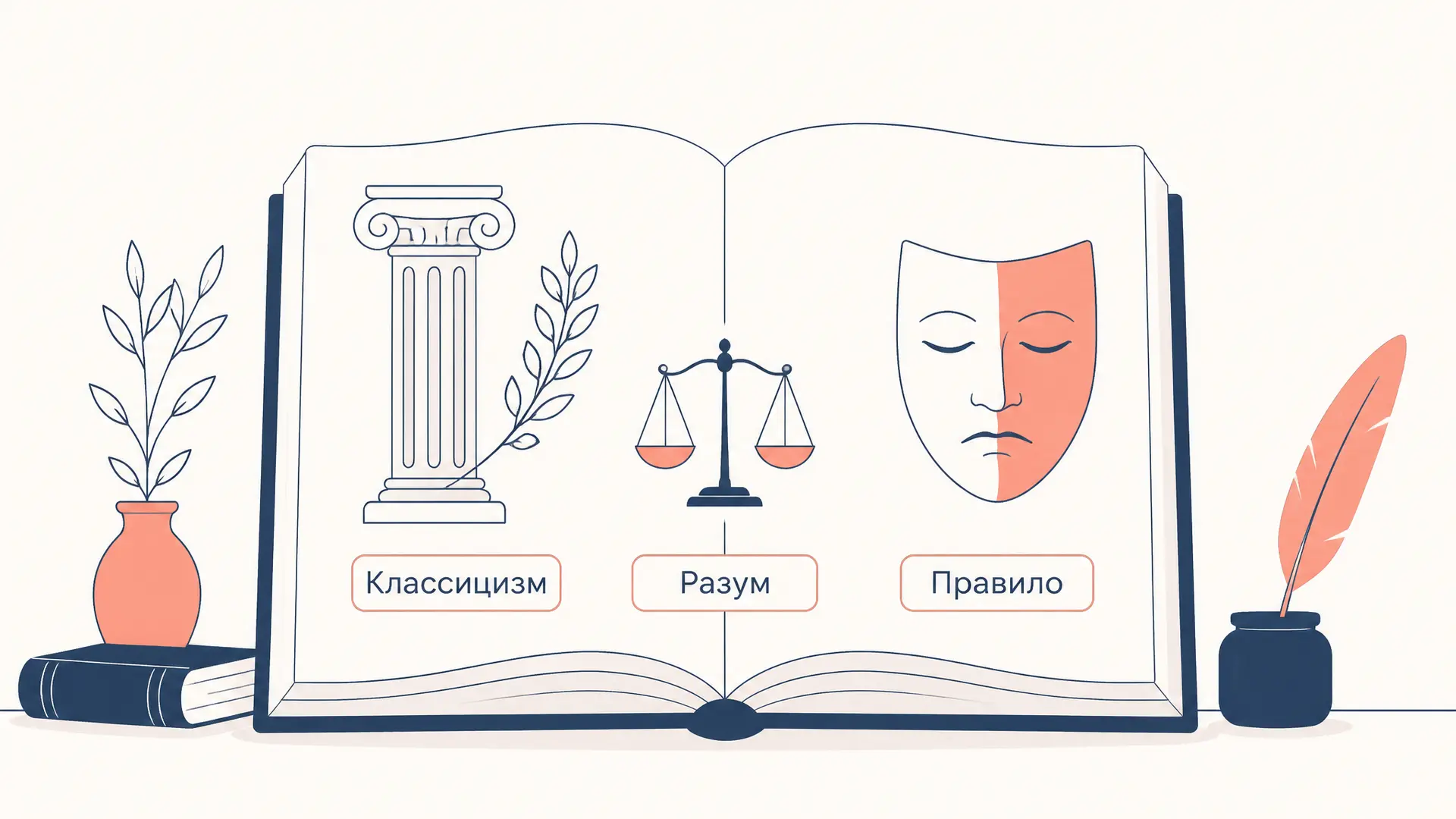 Признаки классицизма в литературе: кратко и с примерами