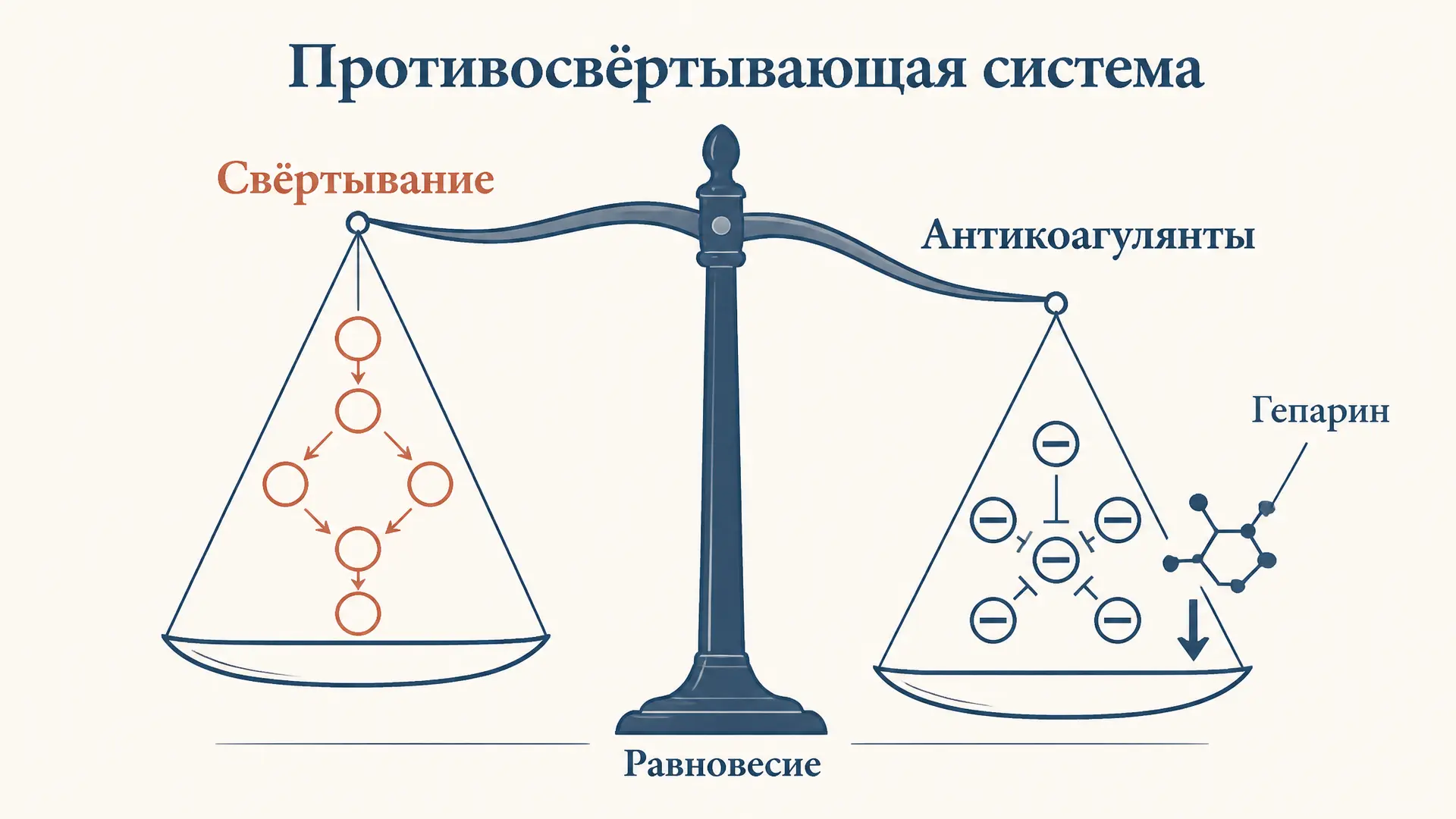 Противосвёртывающая система и гепарин: механизм