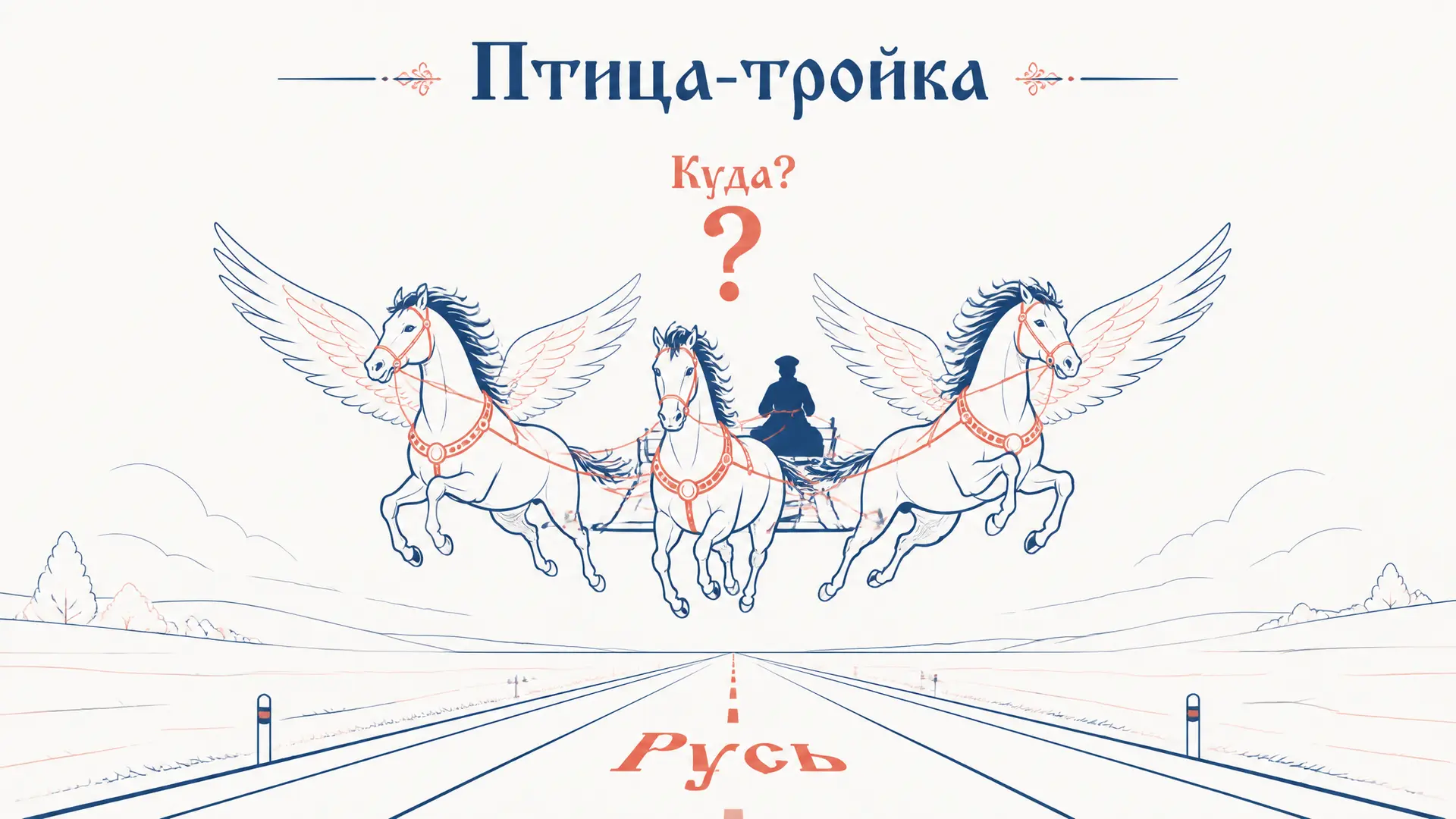 Птица-тройка: символика в поэме Гоголя