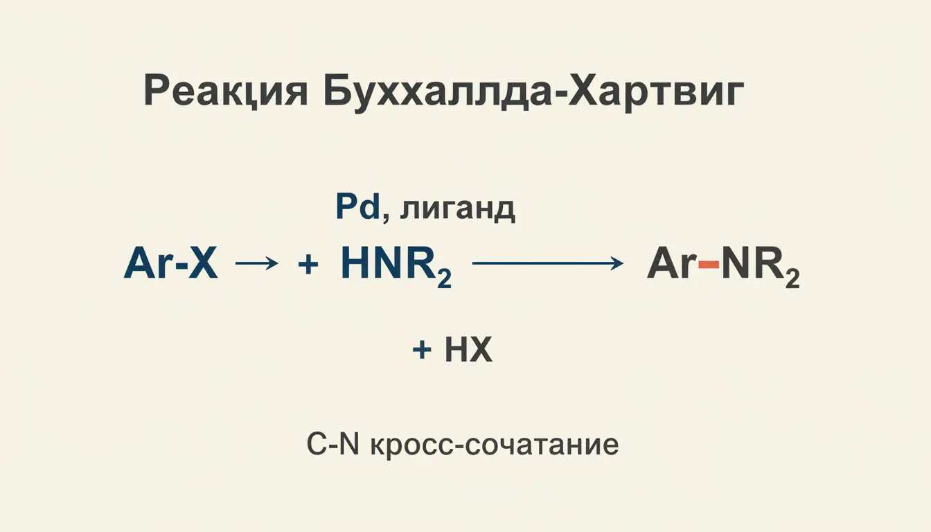 Реакция Бухвальда-Хартвига: палладиевое C-N аминирование