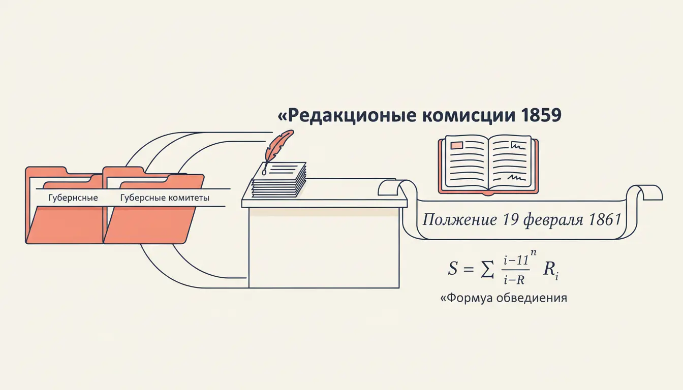 Редакционные комиссии 1859: подготовка крестьянской реформы