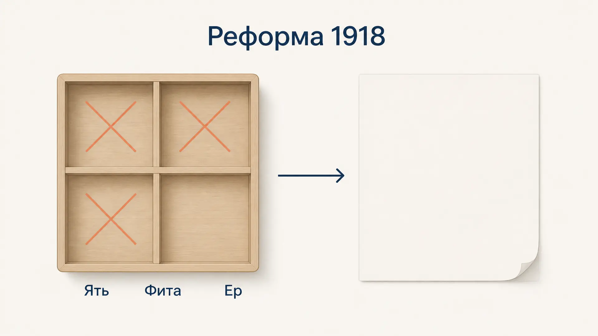 Реформа орфографии 1918: что и зачем изменили
