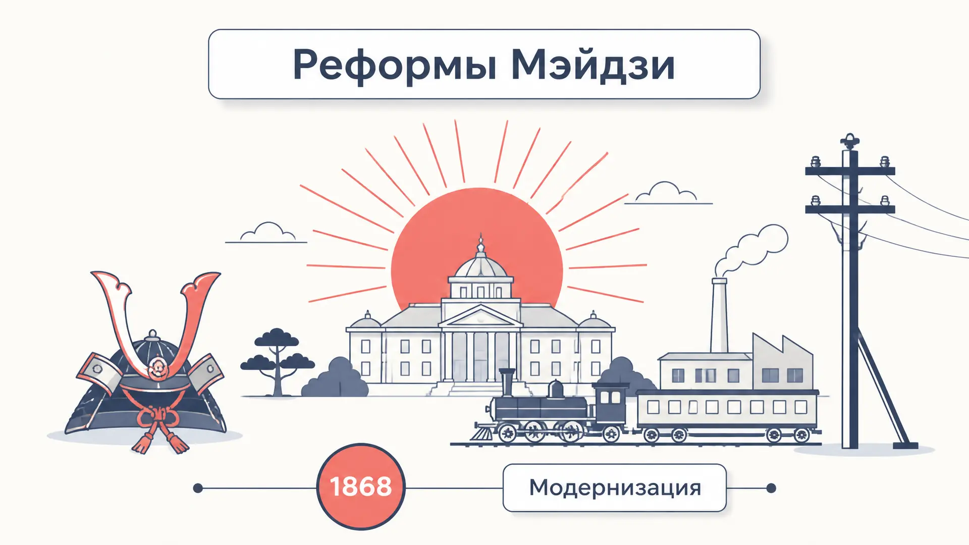 Реформы Мэйдзи: модернизация Японии