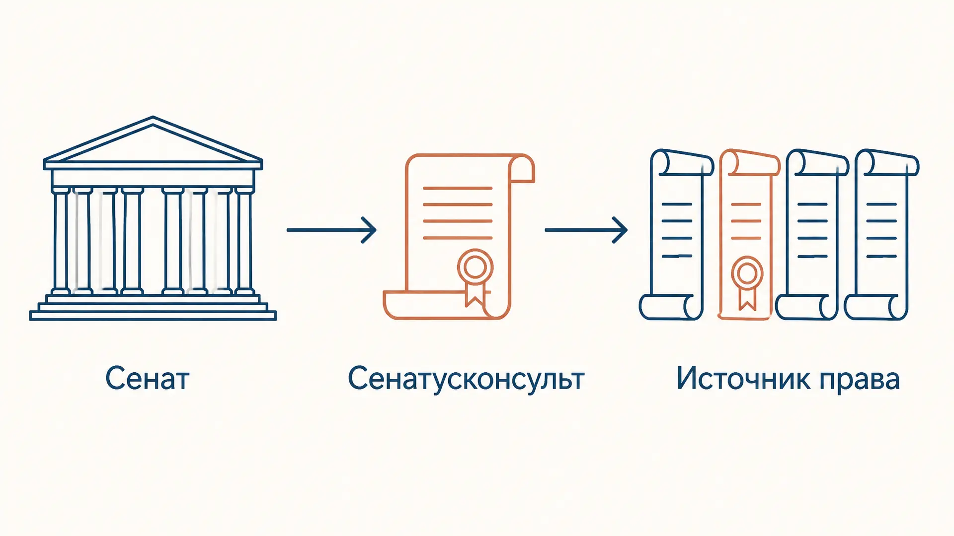 Сенатусконсульты: постановления сената в римском праве