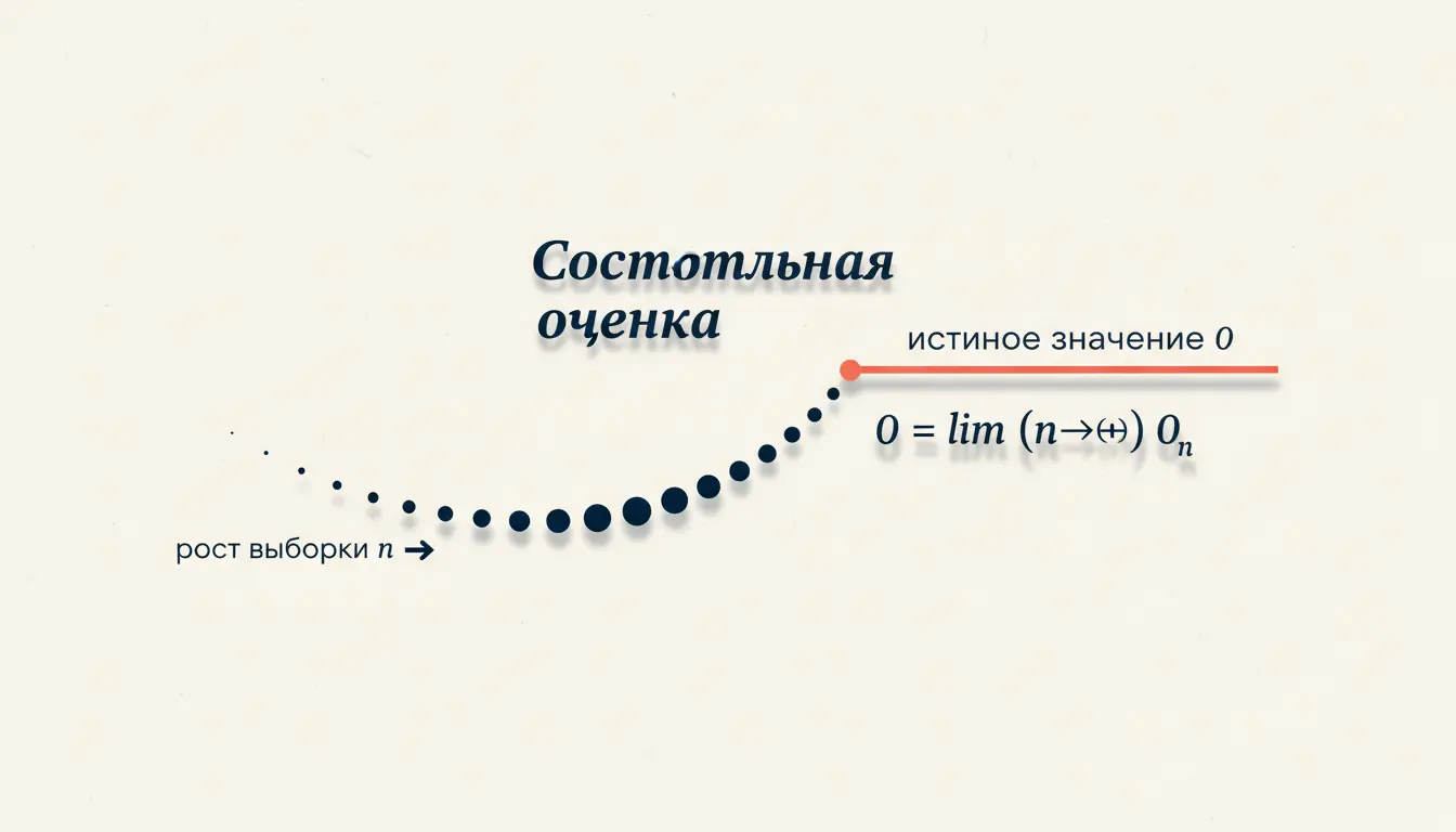 Состоятельная оценка параметра: определение и проверка