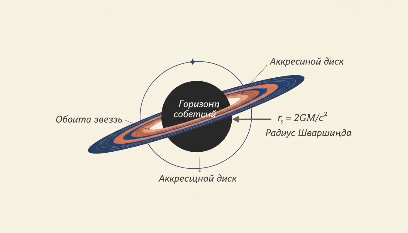 Сверхмассивная чёрная дыра в центре галактики: разбор