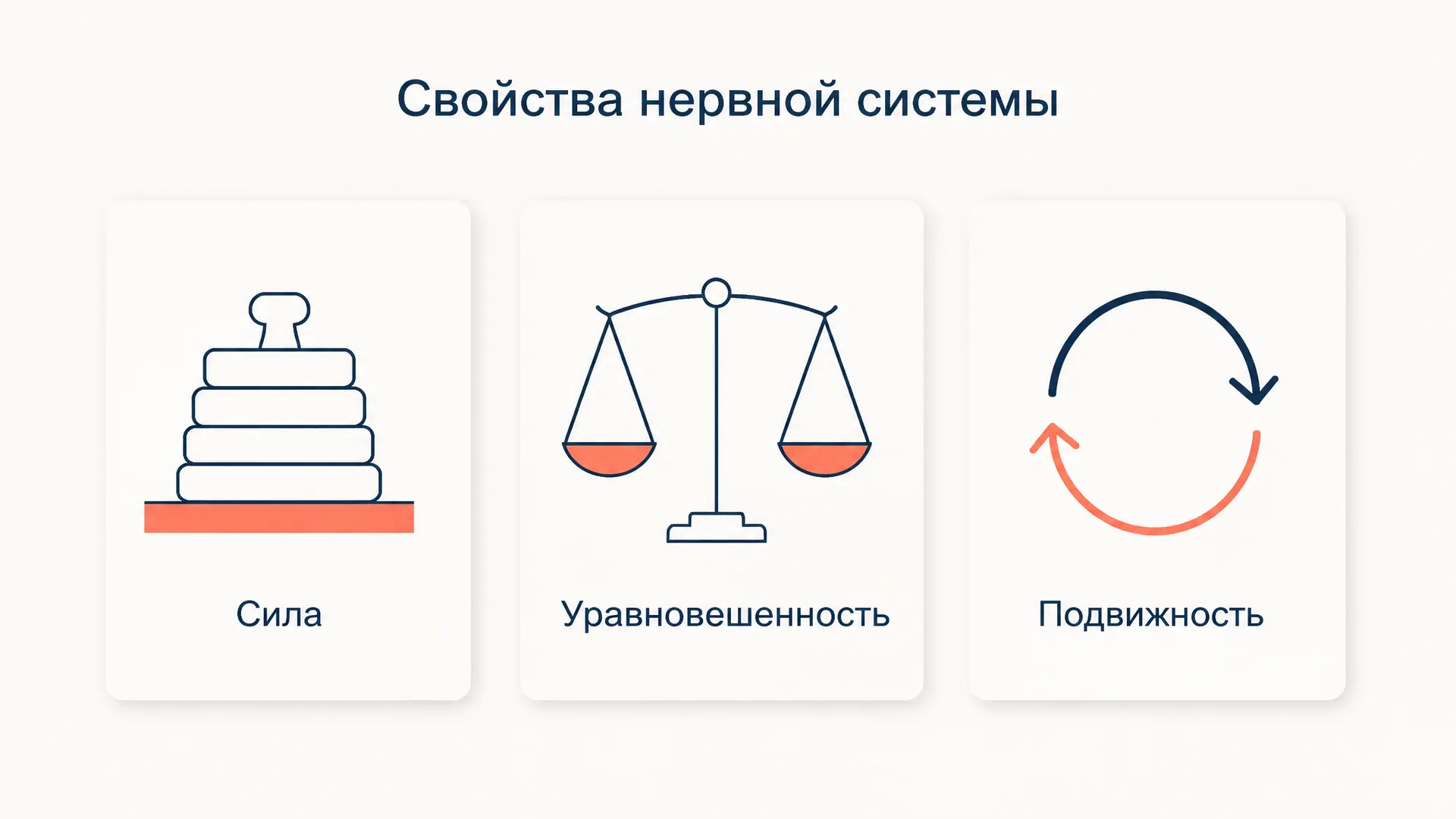Свойства нервной системы Павлова: сила и подвижность