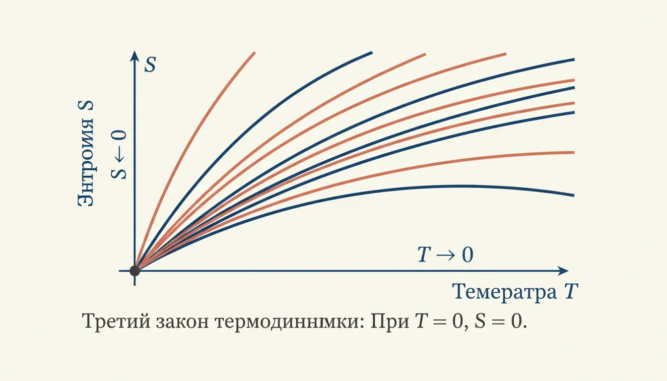 Теорема Нернста: третье начало термодинамики
