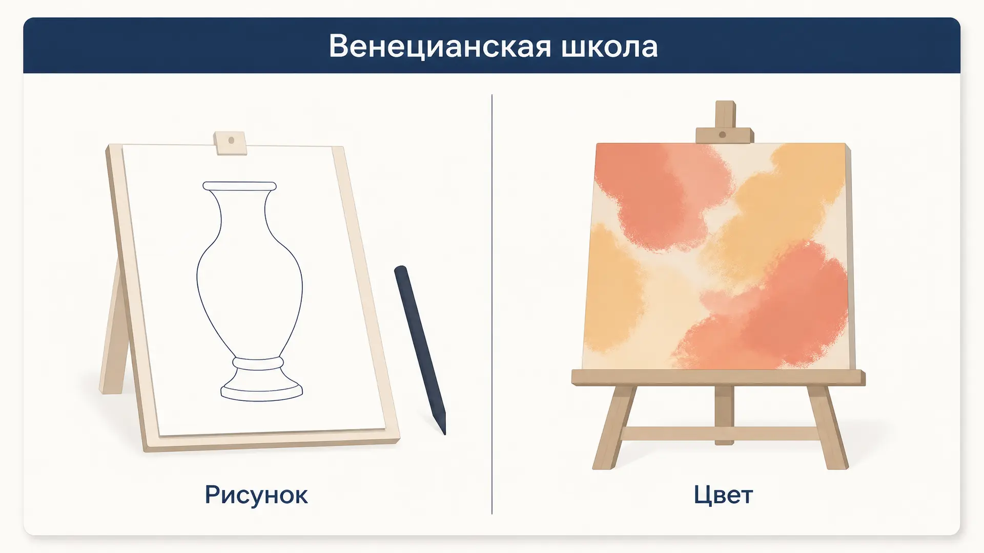 Венецианская школа живописи: цвет против рисунка
