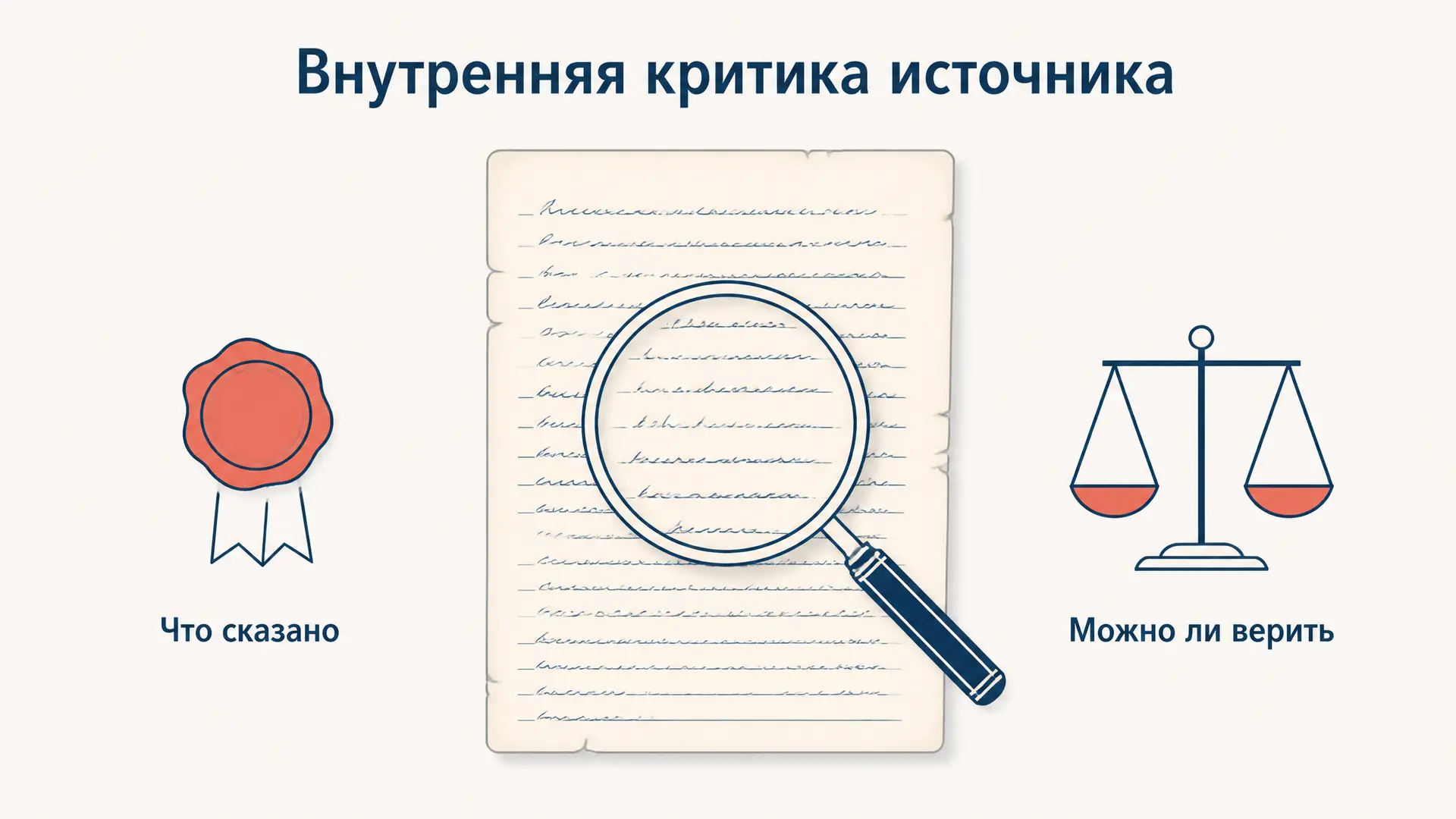 Внутренняя критика источника: как проверяют достоверность