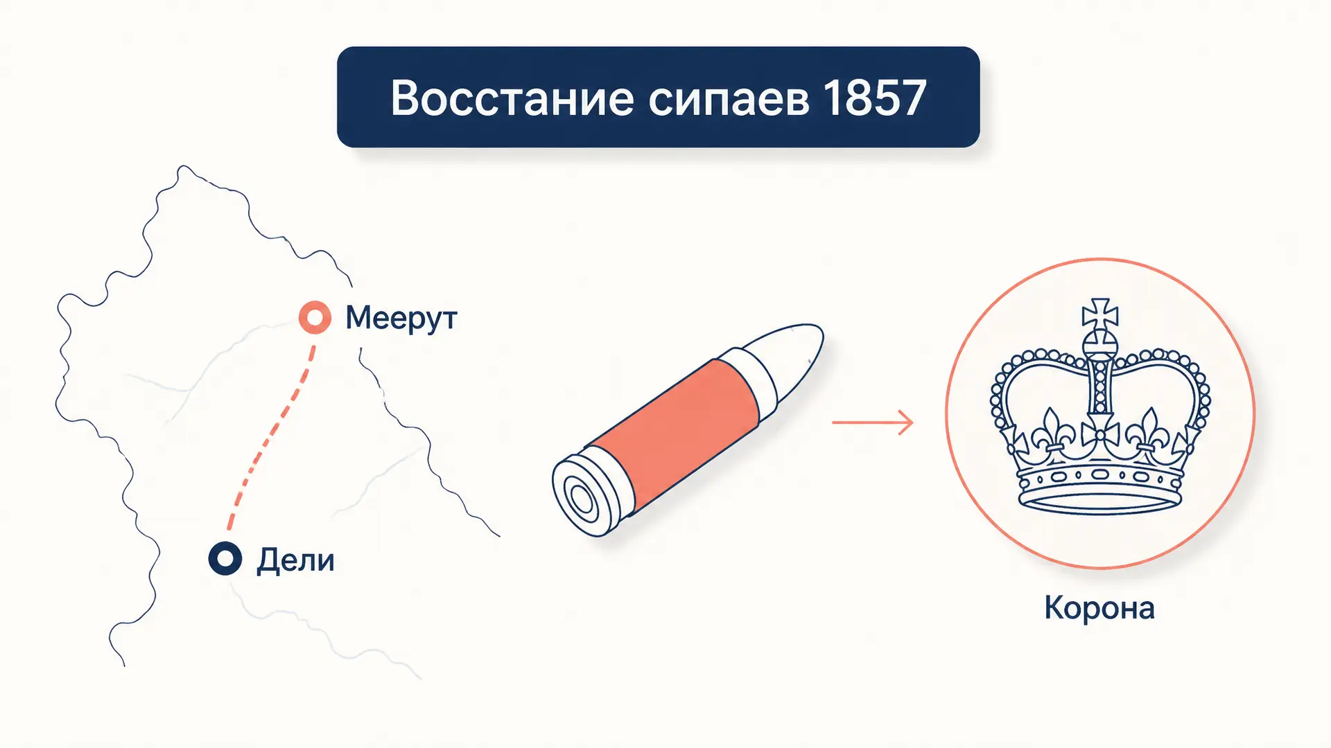 Восстание сипаев 1857: причины и ход событий