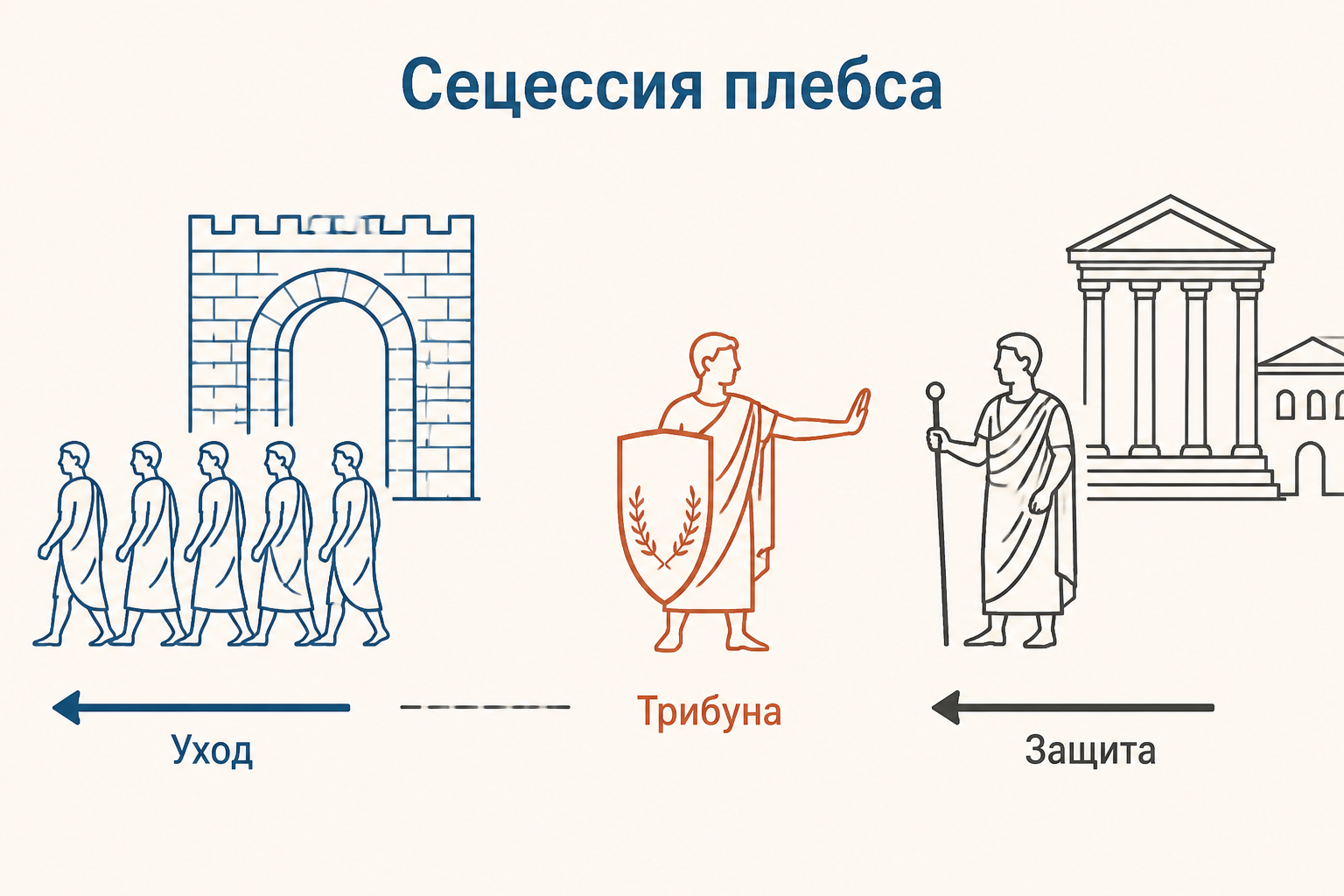 Сецессия плебса как политический механизм коллективного давления