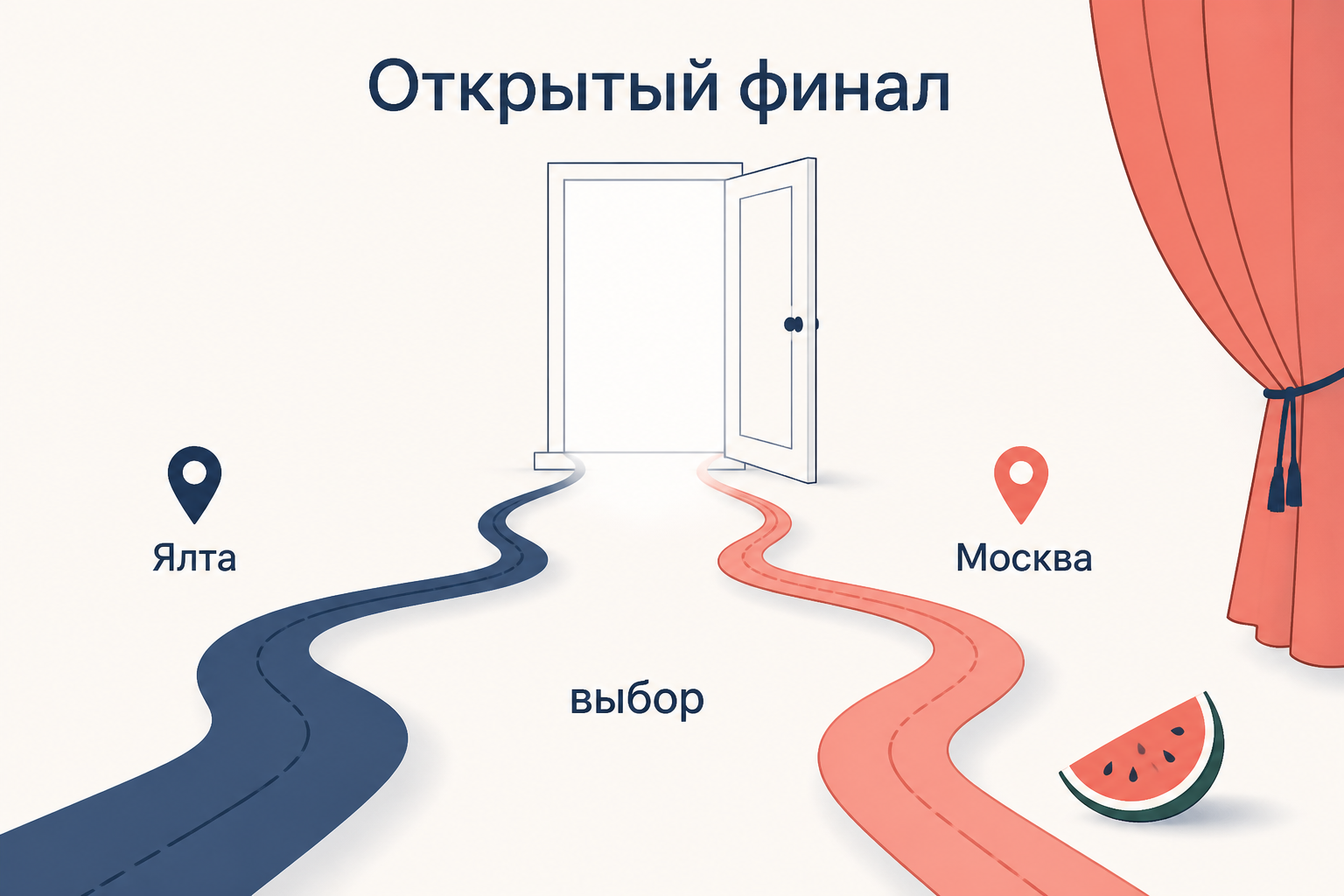Два пути героев от Ялты к открытому выбору и театральной сцене