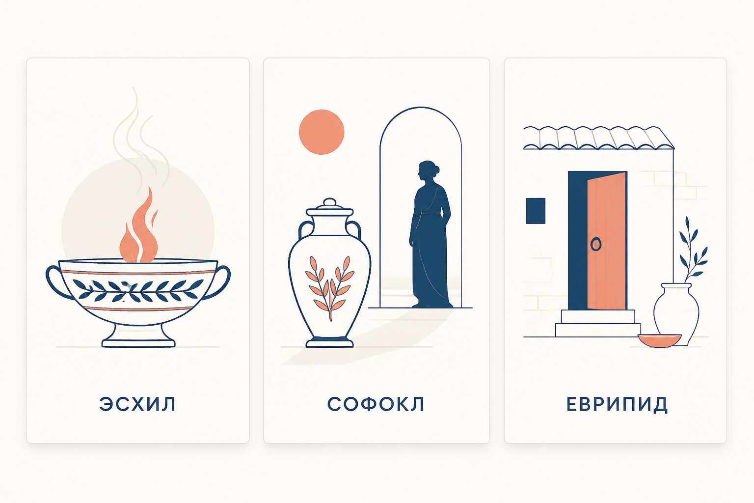 Три ракурса мифа об Электре у Эсхила, Софокла и Еврипида