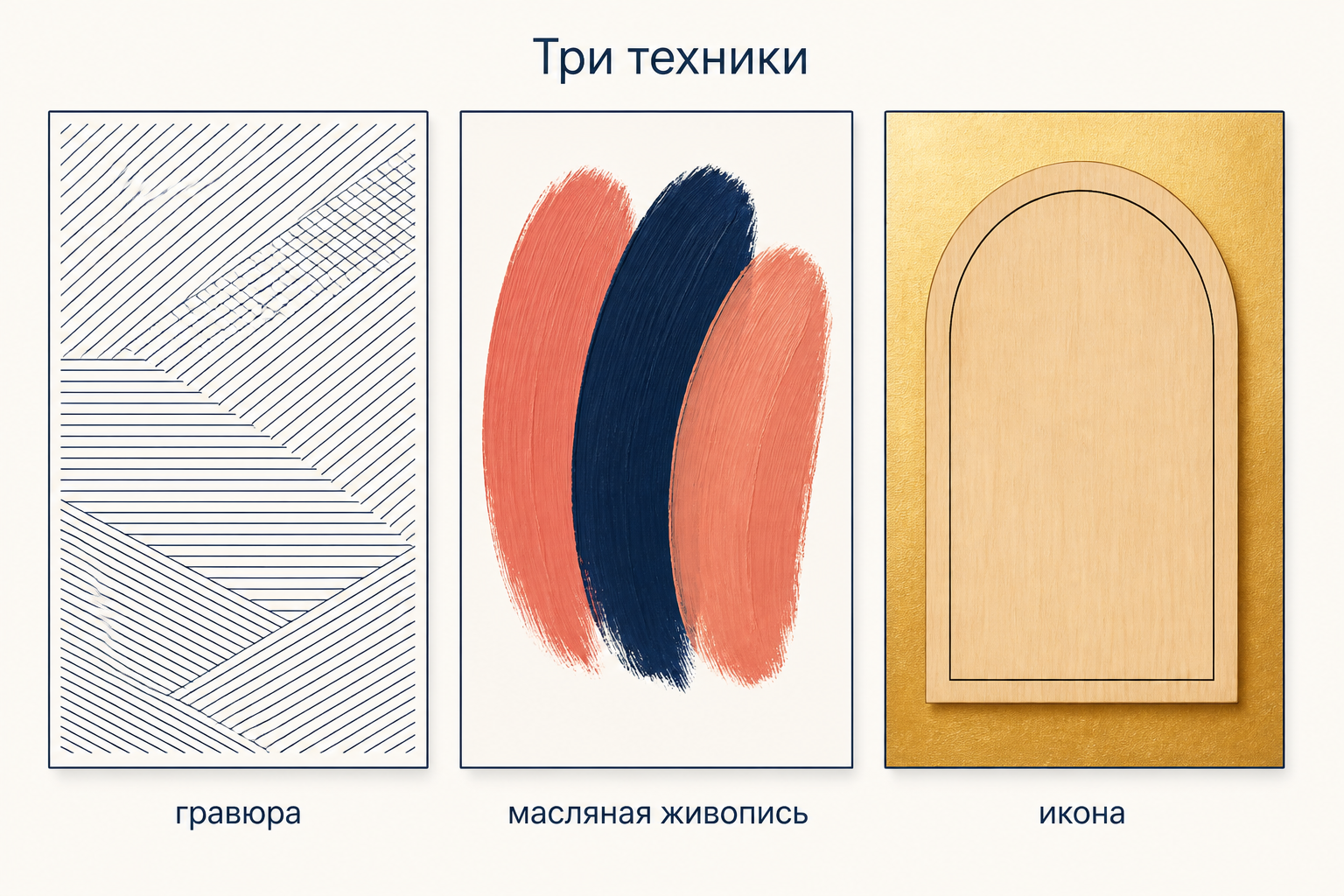Три техники по Флоренскому: гравюра как схема, масляная живопись как чувственность, икона как свет