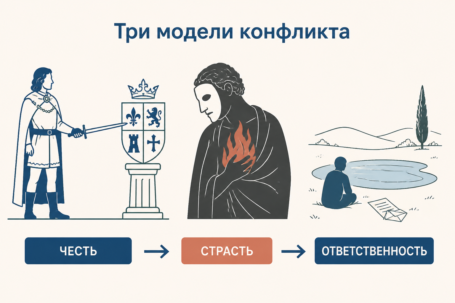 Долг и чувство как две силы литературного выбора