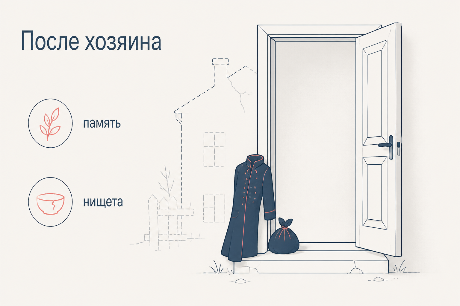 Захар после смерти хозяина: память, утрата дома и нищета