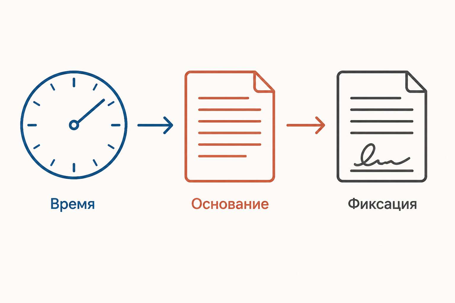 Схема процессуальной проверки: время, основание и фиксация