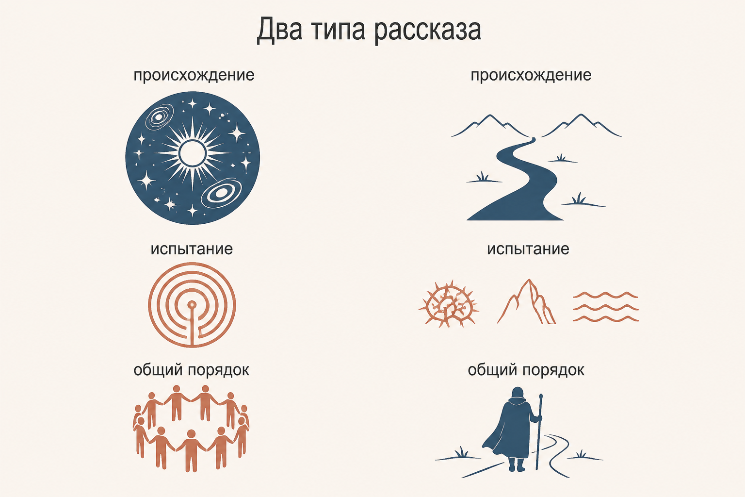 Сравнение мифа и сказки: вера и вымысел, происхождение мира и испытание героя