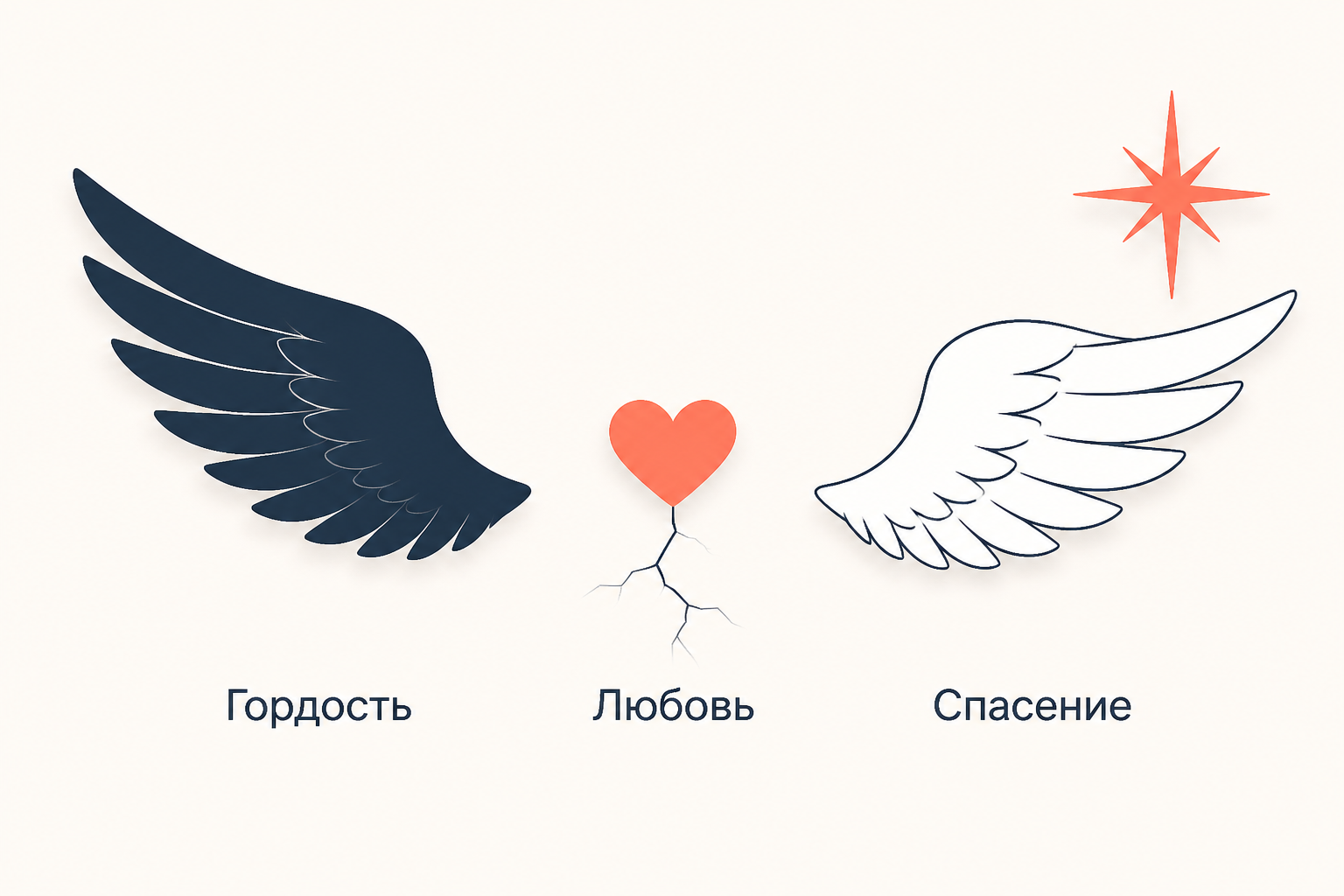 Схема конфликта: любовь обещает Демону возвращение к жизни, но его гордость и разрушительное действие ведут к гибели Тамары
