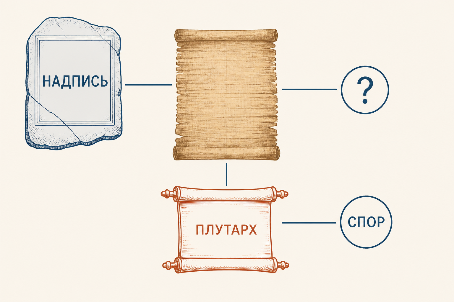 Надпись и поздняя традиция дают разные уровни уверенности